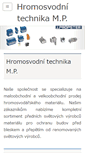 Mobile Screenshot of hromosvodnitechnika.cz